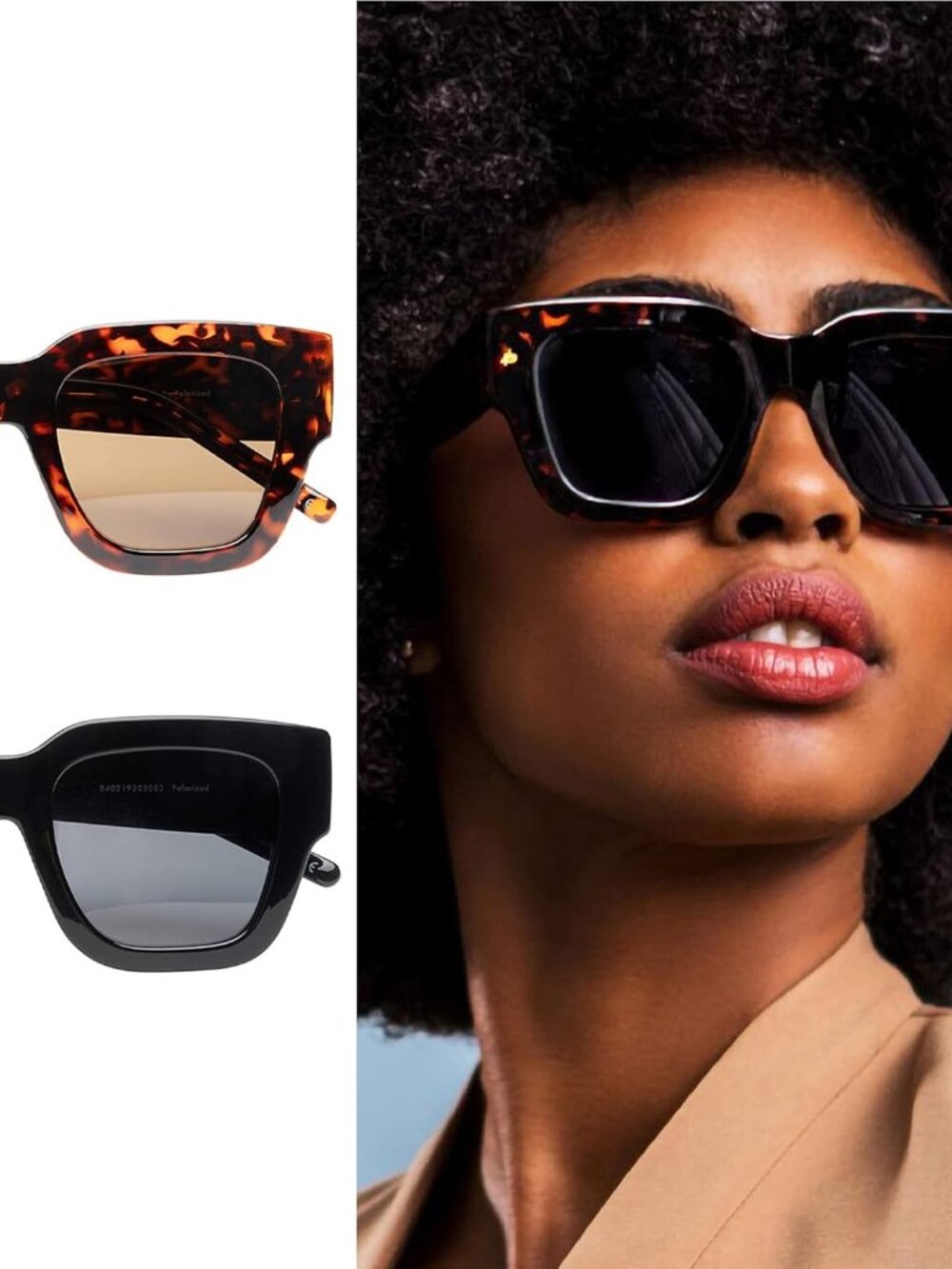 Prive Revaux The New Yorker Square Sunglasses – Handcrafted, Polarized Lenses wi - Picture 6 of 7